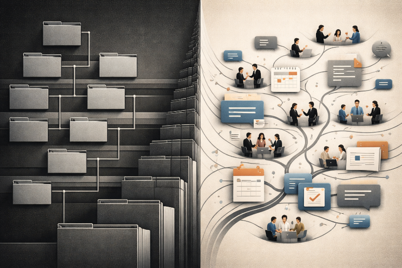 FIles and Folders versus real work objects