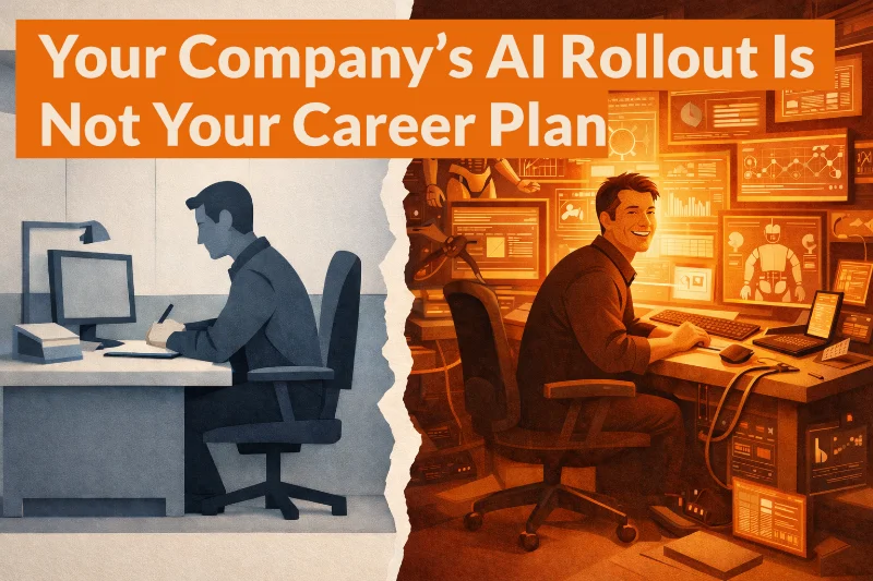 Your Company’s AI Rollout Is Not Your Career Plan banner